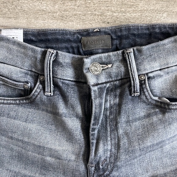 MOTHER high waisted looker gray jeans - Picture 3 of 7